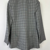 Zimmermann Grey, Black Check Double Breasted Jacket and Tailored Belted Trousers Set Size 0 (UK 6)