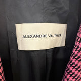 Alexandre Vauthier Pink & Black Checked Blazer Jacket FR 42 (UK 14)