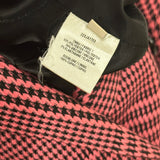 Alexandre Vauthier Pink & Black Checked Blazer Jacket FR 42 (UK 14)