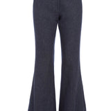 GABRIELA HEARST - Rhein Pant in Navy Linen Virgin Wool