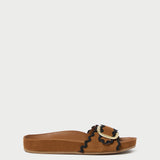 Roeffler Randall - Iris Cacao Flat Sandal