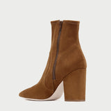 Roeffler Randall - Isla Cacao Suede Slim Ankle Bootie