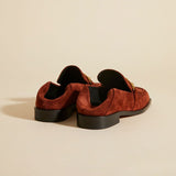 MANU ATELIER - The Tap Loafers Ruby Brown Suede