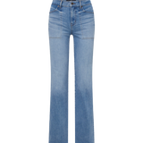 Veronica Beard - Crosbie Patch Pocket Slim Wide-Leg Jean