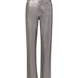 Veronica Beard - Daniela Metallic Straight-Leg Jean