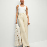 Veronica Beard - Taylor Vegan Leather Wide-Leg Jean