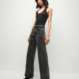 Veronica Beard - Taylor Cuffed Wide-Leg Jean