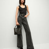 Veronica Beard - Taylor Cuffed Wide-Leg Jean