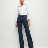 Veronica Beard - Crosbie Rhinestone Wide-Leg Jean