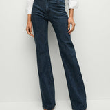 Veronica Beard - Crosbie Rhinestone Wide-Leg Jean