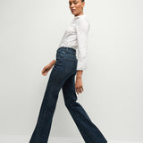 Veronica Beard - Crosbie Rhinestone Wide-Leg Jean