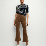 Veronica Beard - Carson Corduroy Off-Duty Kick-Flare Pant