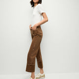 Veronica Beard - Dylan Cuffed Straight-Leg Pant