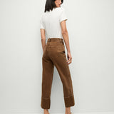 Veronica Beard - Dylan Cuffed Straight-Leg Pant