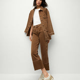 Veronica Beard - Dylan Cuffed Straight-Leg Pant