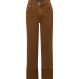 Veronica Beard - Dylan Cuffed Straight-Leg Pant