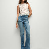 Veronica Beard - Beverly Patch-Pocket Skinny-Flare Jean