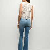 Veronica Beard - Beverly Patch-Pocket Skinny-Flare Jean