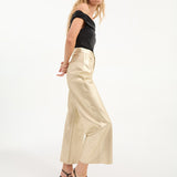 Veronica Beard - Taylor Cropped High Rise Wide Leg Jean