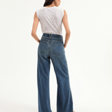 Veronica Beard - Kasey Mid Rise Wide-Leg Jean