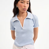 Veronica Beard - Kearney Tee With Contrast Piping