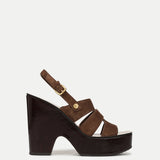 Veronica Beard - Peony Suede Platform Sandal