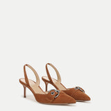 Veronica Beard - Roxy Suede Slingback Pump