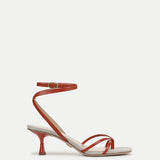 Veronica Beard - Caterina Leather Ankle-Wrap Sandal