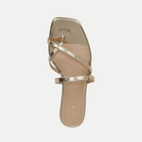 Veronica Beard - Marthe Metallic Leather Sandal