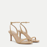 Veronica Beard - Sylvie Leather Ankle-Strap Stiletto Sandal