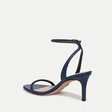 Veronica Beard - Sylvie Lizard-Embossed Ankle-Strap Stiletto Sandal