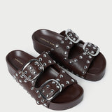 Loeffler Randall - Jack Espresso Studded Sandal