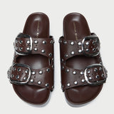 Loeffler Randall - Jack Espresso Studded Sandal