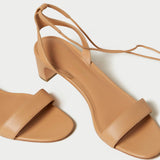 Roeffler Randall - Jackie Dune Mid Heel Sandal