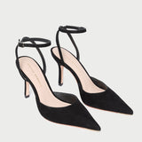 Roeffler Randall - Jaden Black Suede Pump