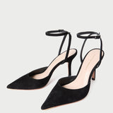 Roeffler Randall - Jaden Black Suede Pump