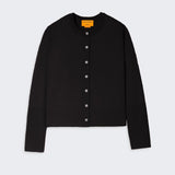 Guest In Residence - Jane Pointelle Cardigan - Black