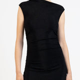 Elleme - Draped Jersey Dress/Black