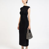 Elleme - Draped Jersey Dress/Black