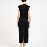 Elleme - Draped Jersey Dress/Black