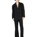 Elleme - Fluffy Tailored Jacket Black