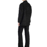 Elleme - Fluffy Tailored Jacket Black