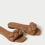 Roeffler Randall - Joanna Brown Braided Sandal