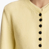 Khaite - Josette Cardigan in Zest