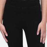 FRAME - The Jetset Skinny Crop -- Sheen Noir