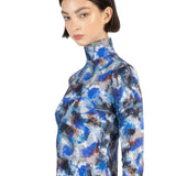 Elleme - Printed Turtleneck Top Multicolour