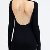 Elleme - Long Sleeve Knit Dress/Black