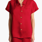 Khaite - Keefe Top in Raspberry