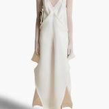 Khaite - Kenith Dress in Chalk