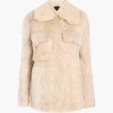 Khaite - Iana Jacket in Cream Shearling